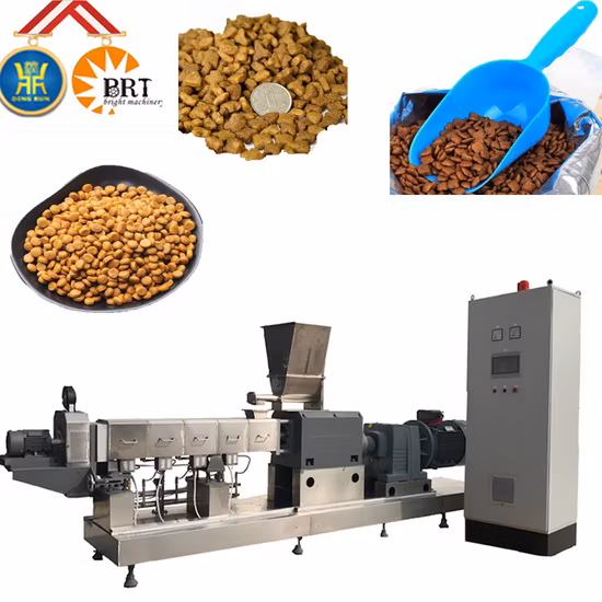 Kibble Dog Fish Feed Pet Food Making Machine Extruder