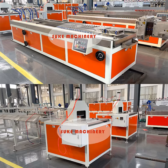 PE WPC Профильная машина WPC Композитный настил для пола Экструзионная линия по производству пластиковых машин Экструдер